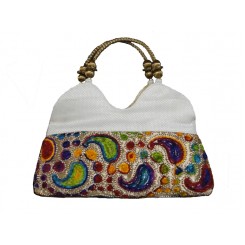 Designer White Hand Bag